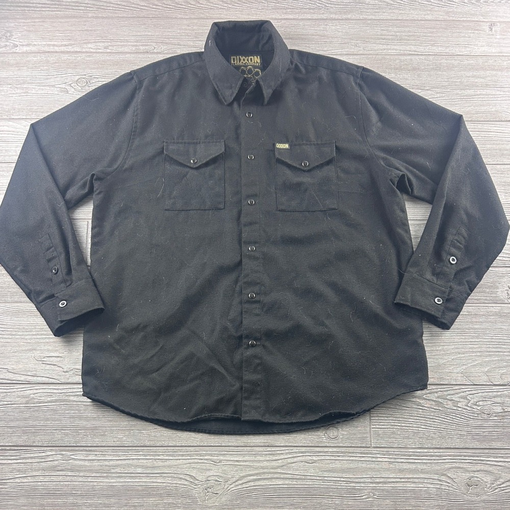 Dixxon Flannel Company The Outlaw Anniversary Edition Black Shirt Mens XL
